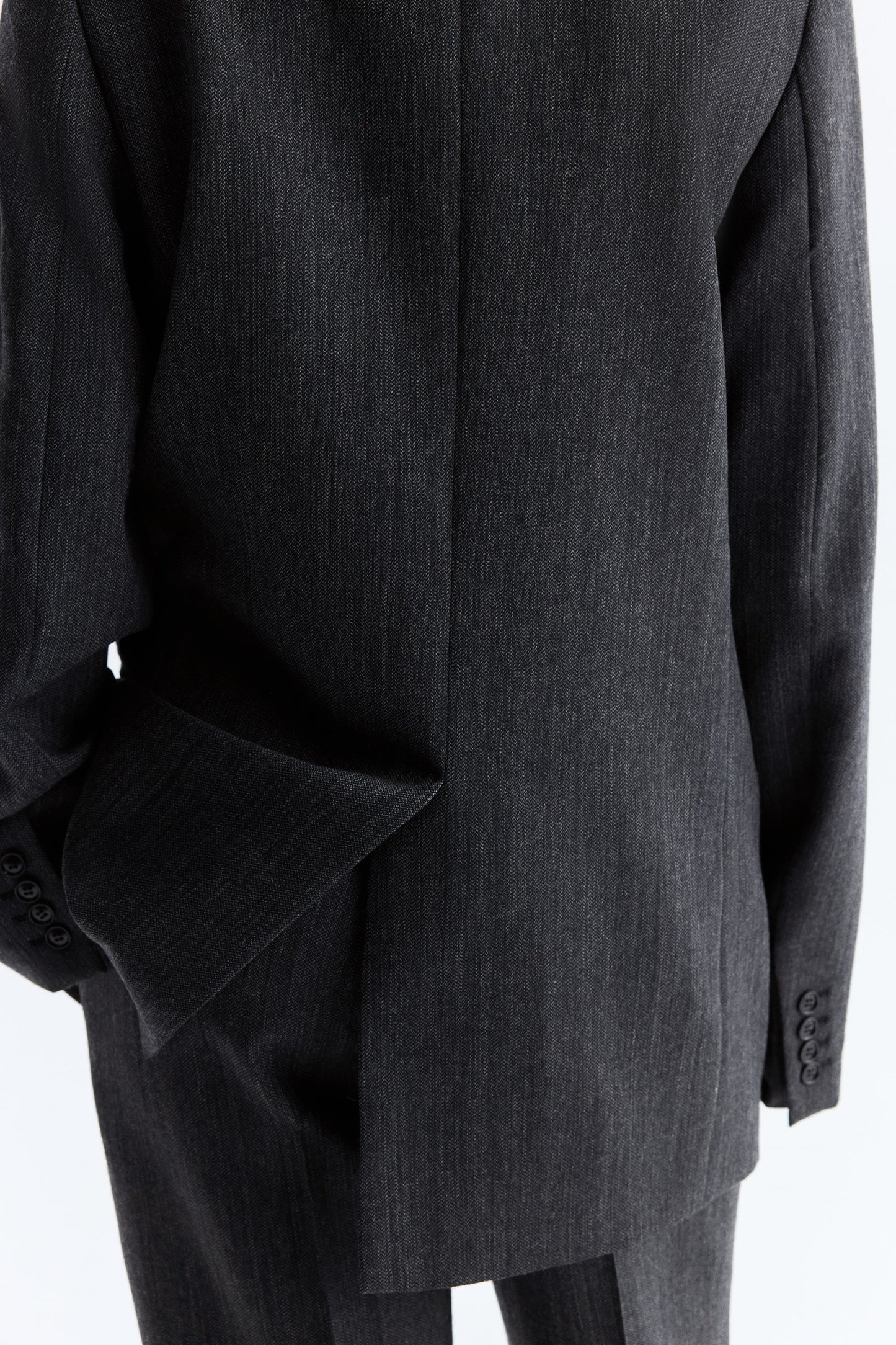 Double-breasted wool blazer