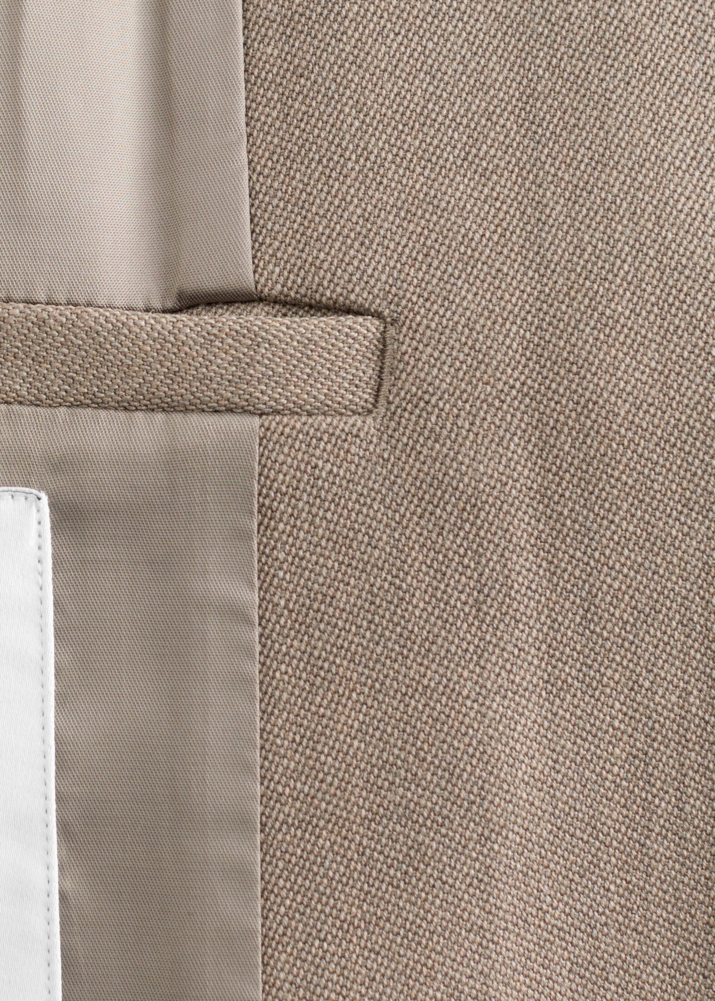 Tie-Belt Wool Trench Coat