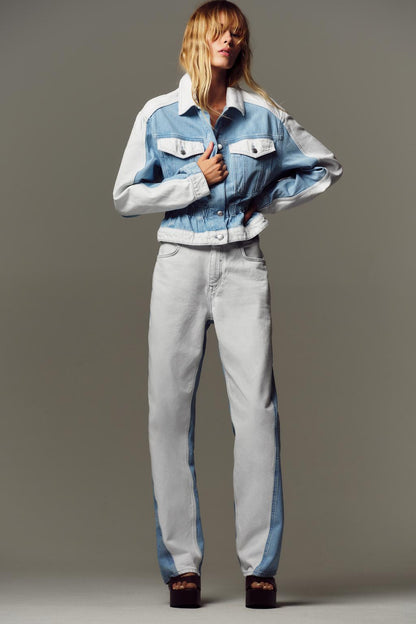 Z1975 Combined Denim Jacket