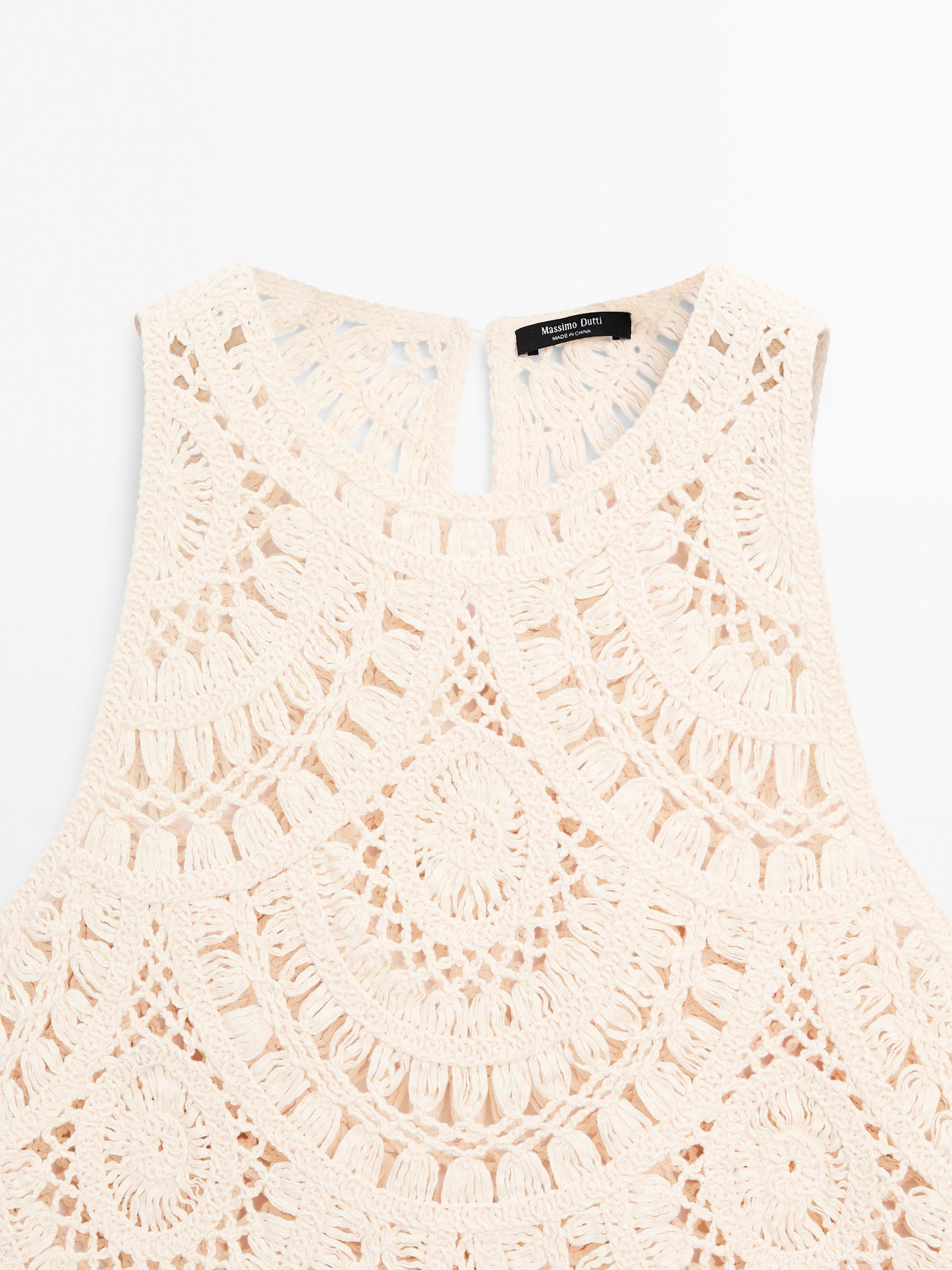 Crochet knit top