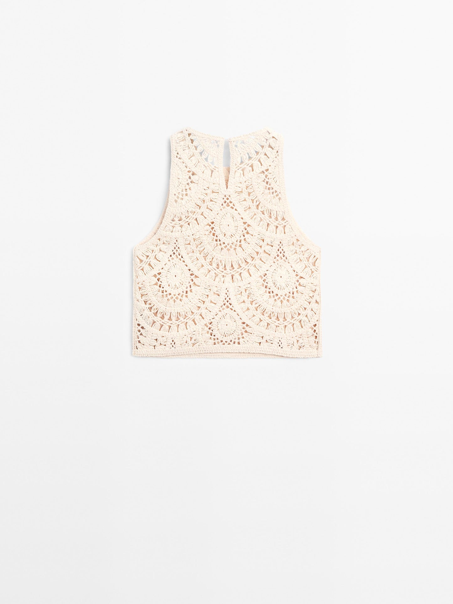 Crochet knit top