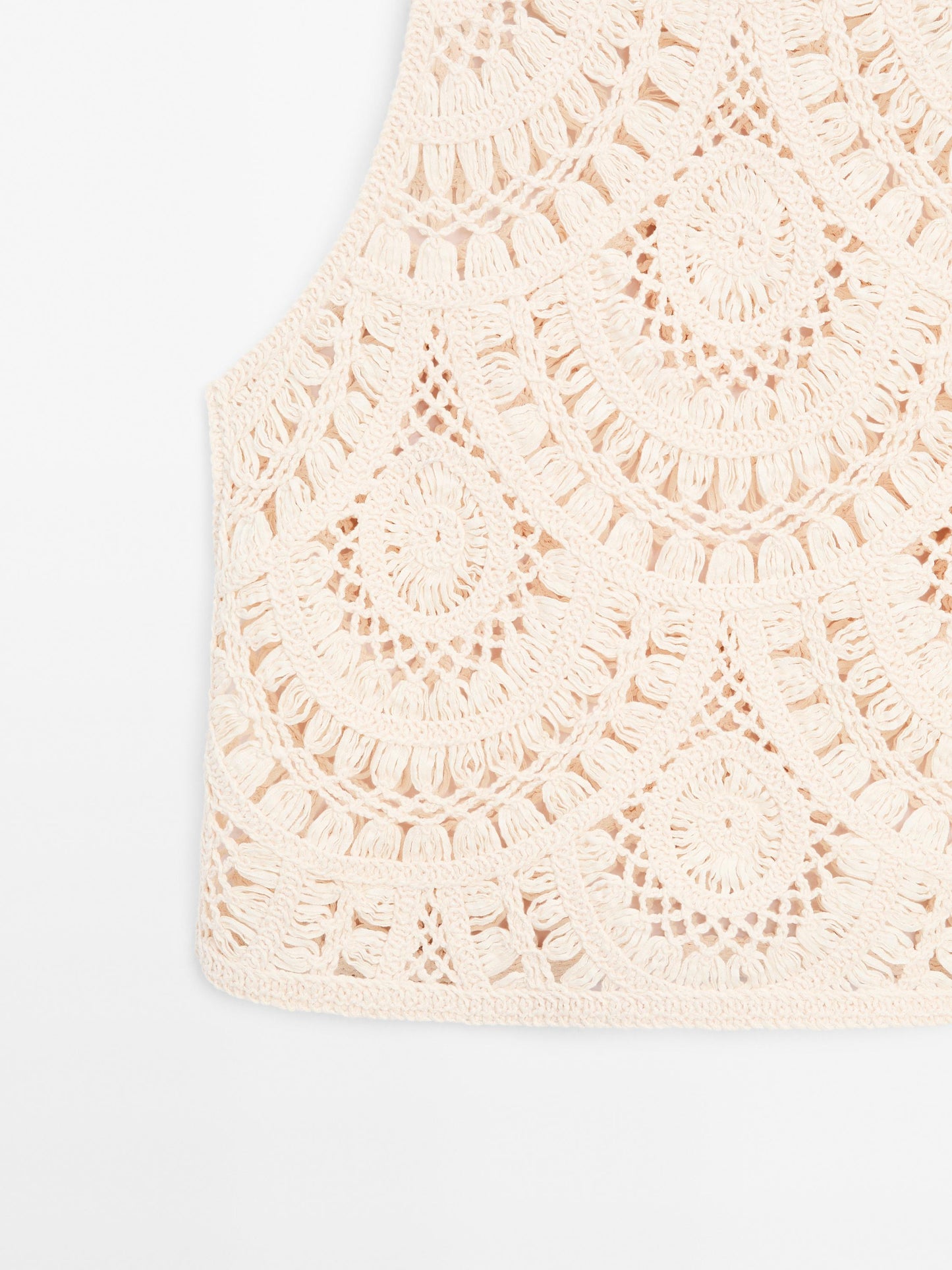 Crochet knit top