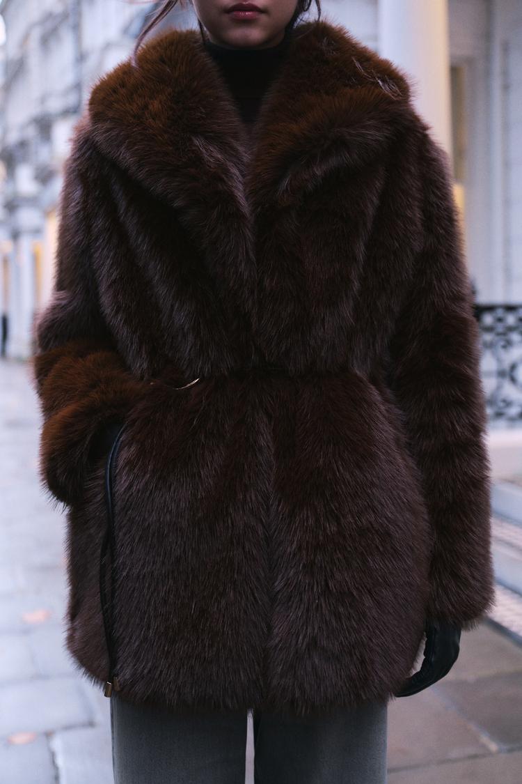 Faux Fur Coat