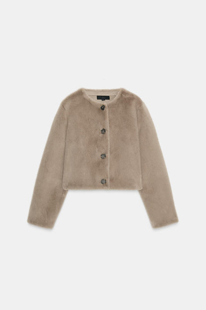 Faux Fur Short Jacket