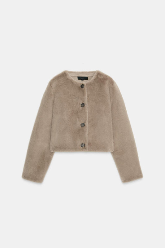 Faux Fur Short Jacket