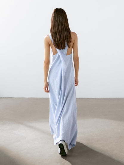 Long flowing dress with back detail