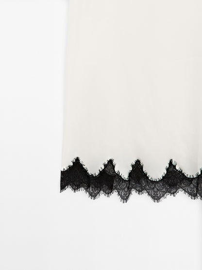 Long contrast camisole dress