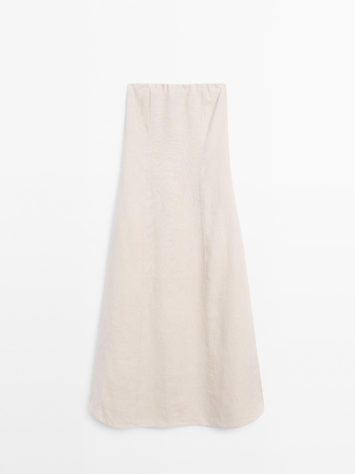 Long strapless dress