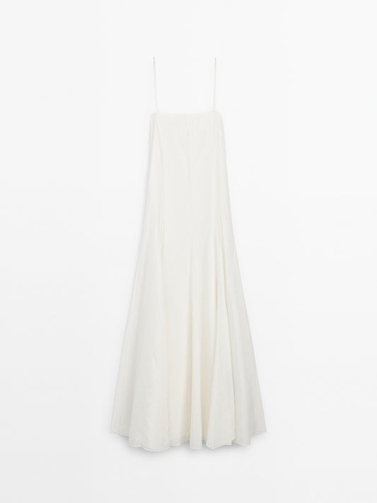 Long flowing strappy dress