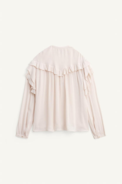 Ruffled Blouse With Bow Limited Edition