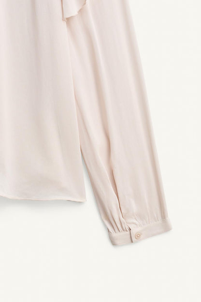 Ruffled Blouse With Bow Limited Edition