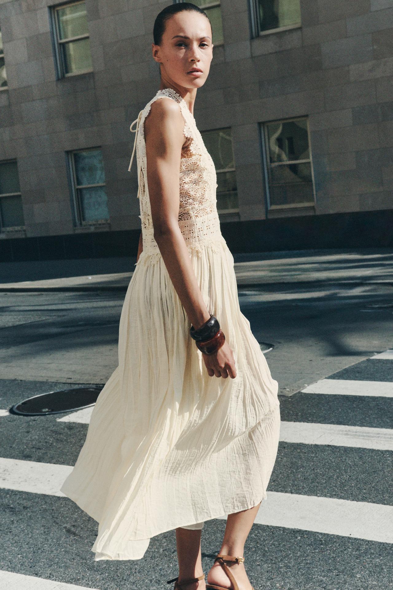 ZW Collection Strappy Lace Dress
