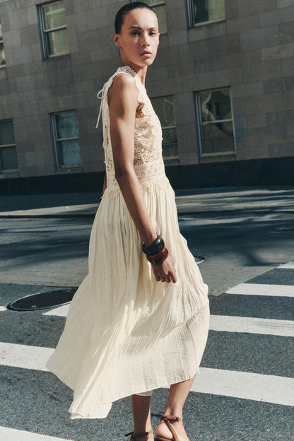 ZW Collection Strappy Lace Dress