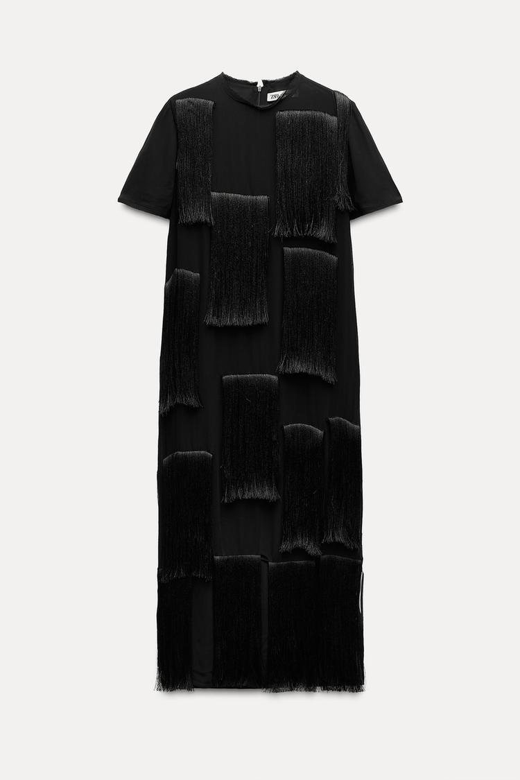 ZW Collection fringed midi dress