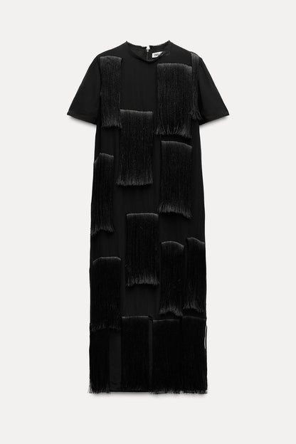 ZW Collection fringed midi dress