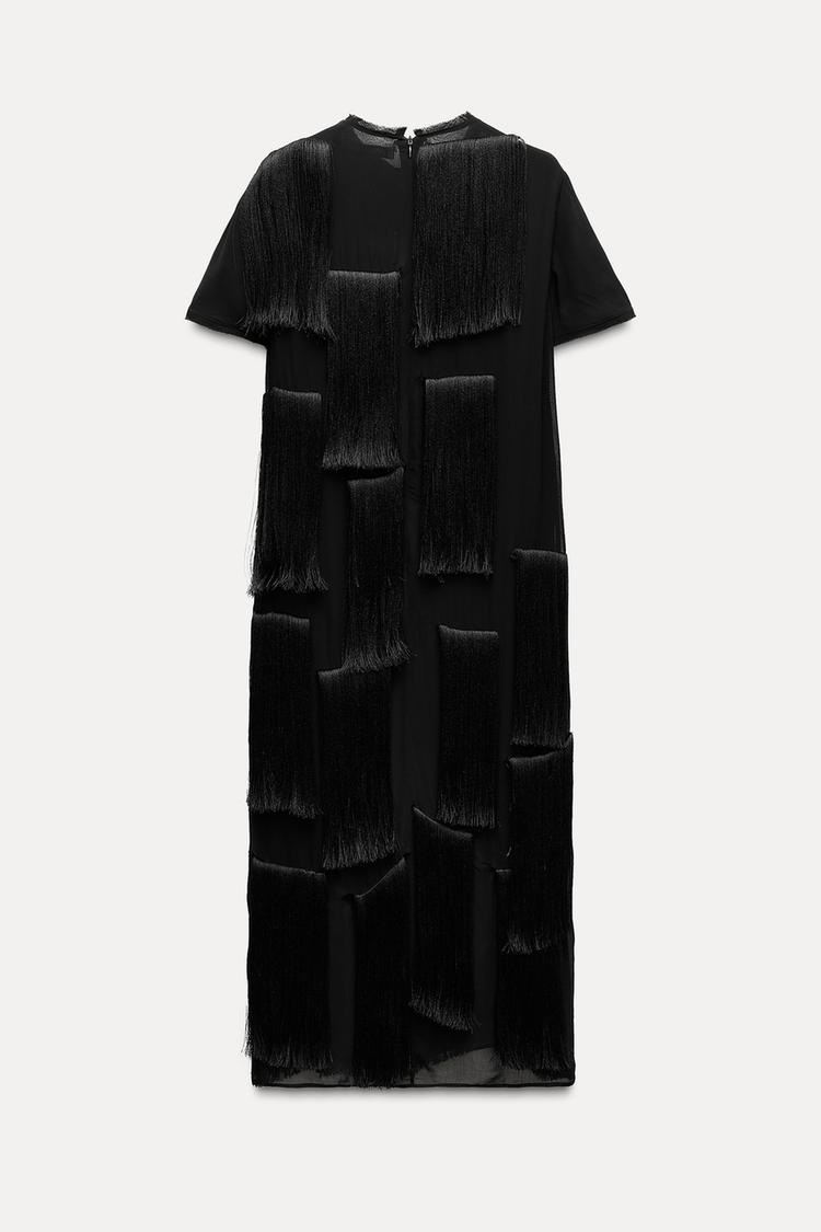 ZW Collection fringed midi dress