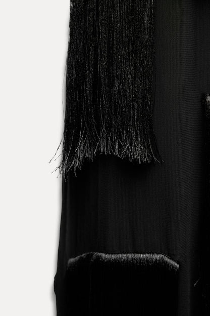 ZW Collection fringed midi dress