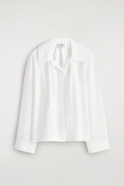 Gathered Pima Cotton Shirt