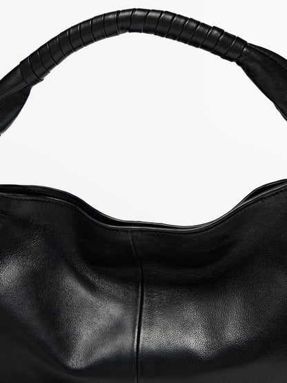 Nappa leather handbag