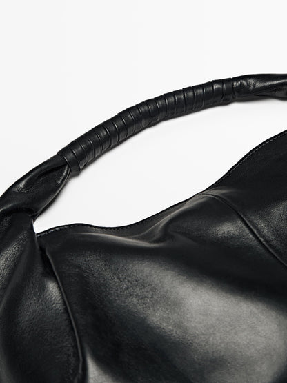 Nappa leather handbag