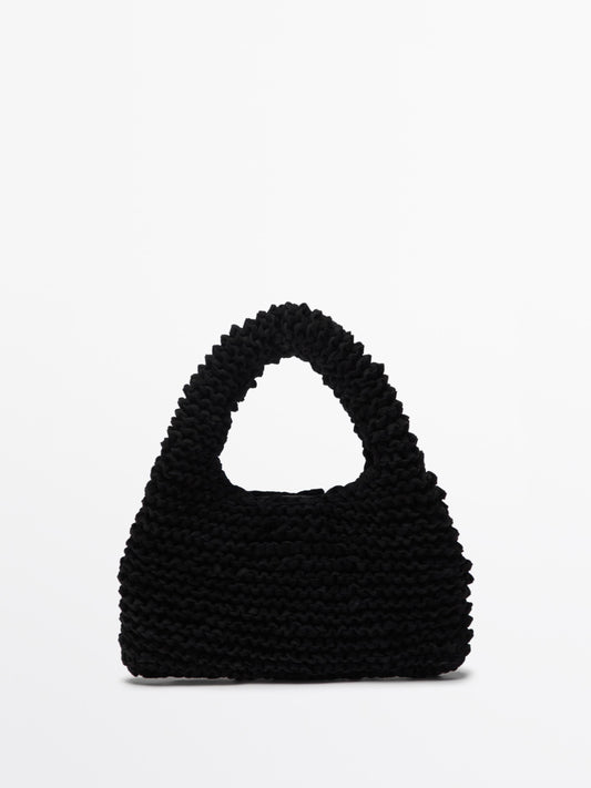 Mini Suede Crochet Bag