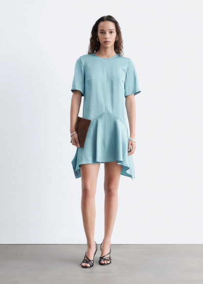 Handkerchief Hem Mini Dress