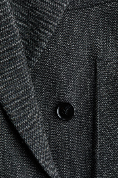 Double-breasted wool blazer