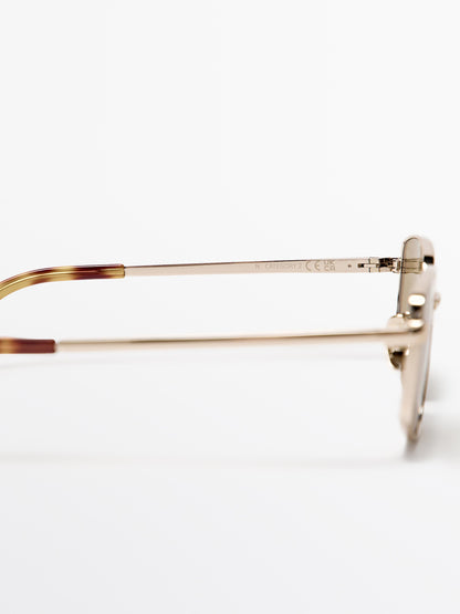 Metallic sunglasses
