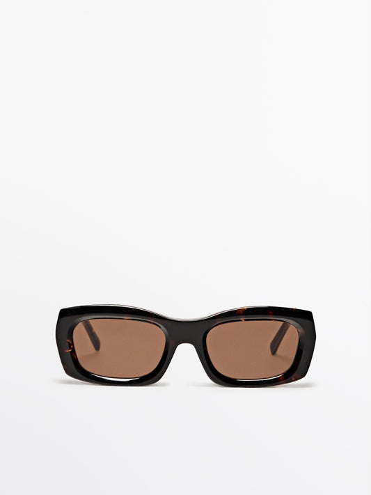 Rectangular sunglasses