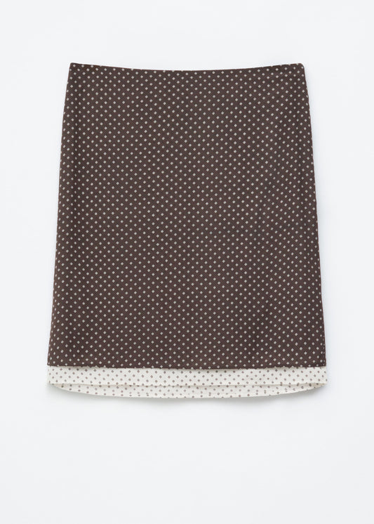 Knee-Length Slip Skirt