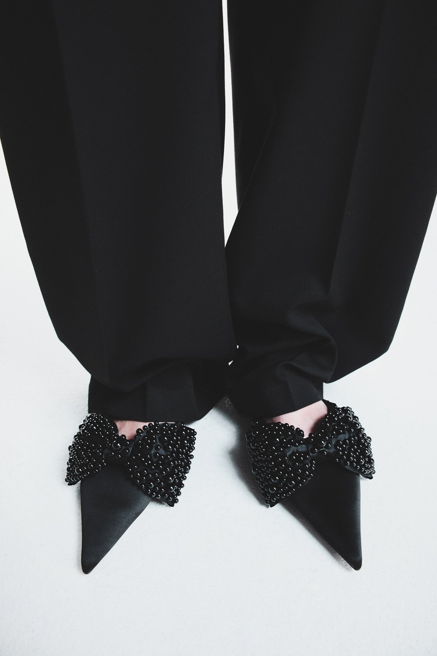Embellished mules