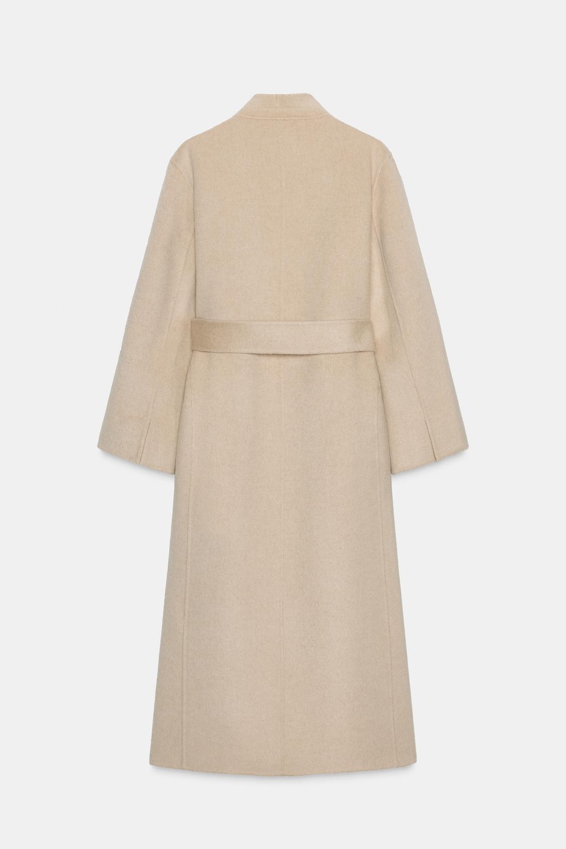 Zw Collection Limited Edition Minimal Wool Blend Coat