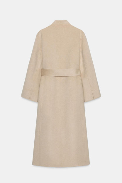 Zw Collection Limited Edition Minimal Wool Blend Coat