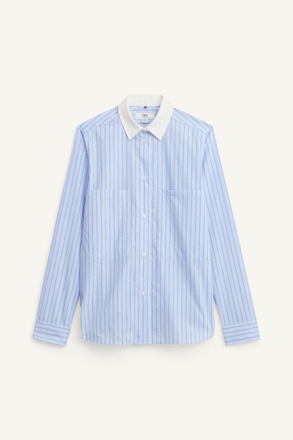 Limited Edition Striped Shirt With Contrast Collar