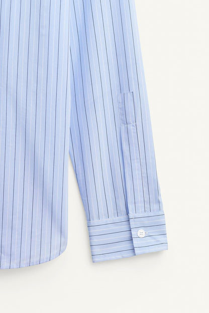 Limited Edition Striped Shirt With Contrast Collar
