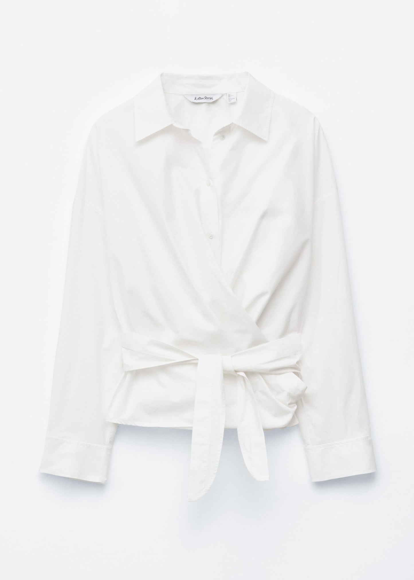 Tie-Waist Cotton Shirt