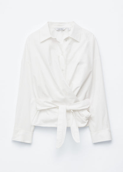Tie-Waist Cotton Shirt