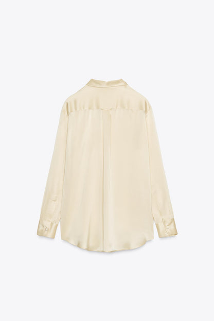 ZW Collection 100% Silk Shirt with Pocket
