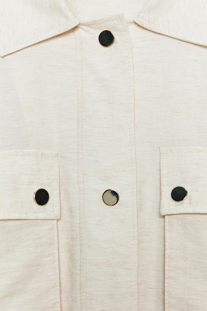 Short Sleeve Safari Shirt with Turn-Ups