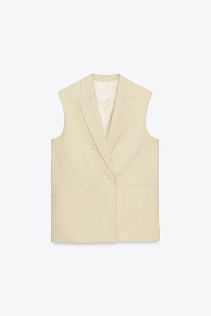 ZW Collection Oversize Double-Breasted Waistcoat