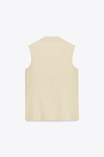 ZW Collection Oversize Double-Breasted Waistcoat