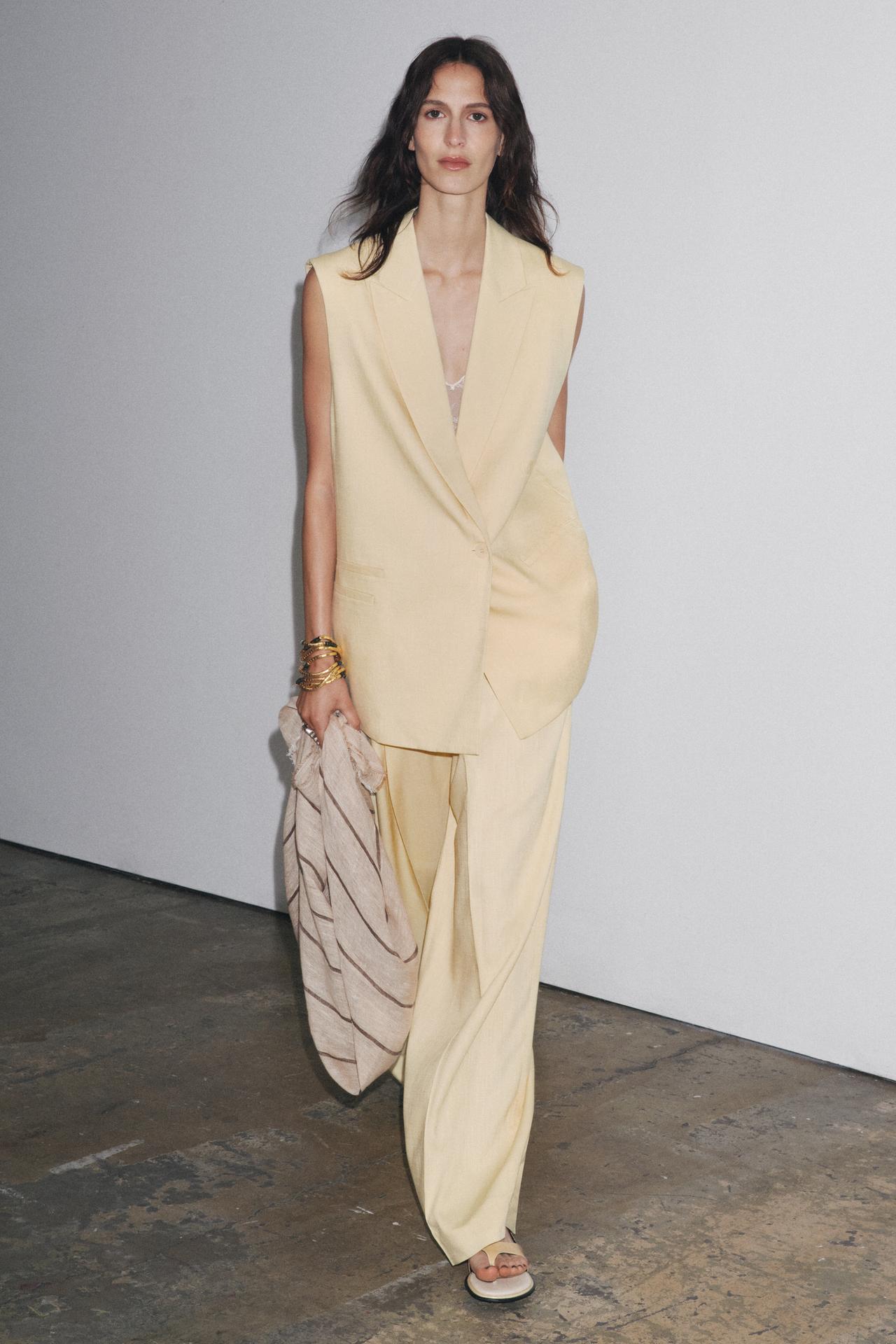 ZW Collection Oversize Double-Breasted Waistcoat