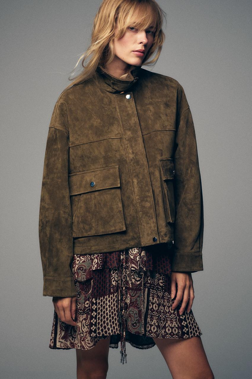 100% Leather Bomber Jacket