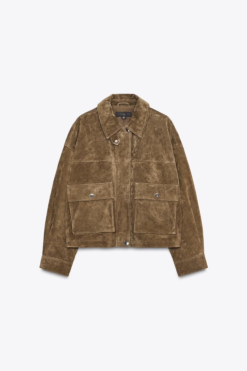 100% Leather Bomber Jacket