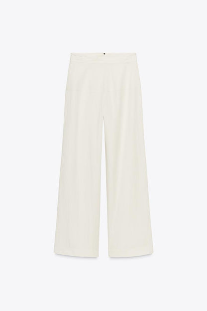 ZW Collection Trousers With Back Zip