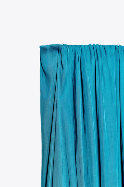 Satin Midi Skirt