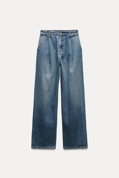 TRF Darted High-Waist Jeans