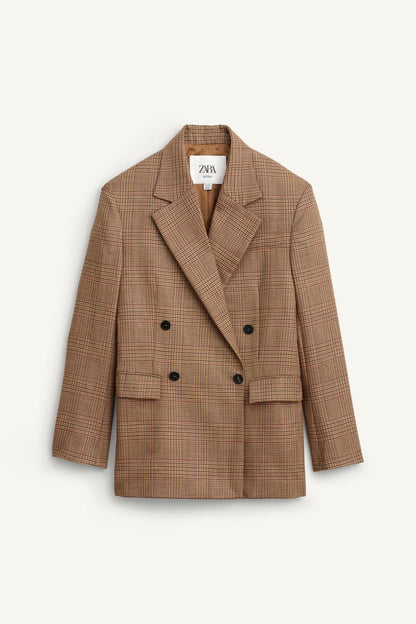 Limited Edition 100% Wool Check Blazer