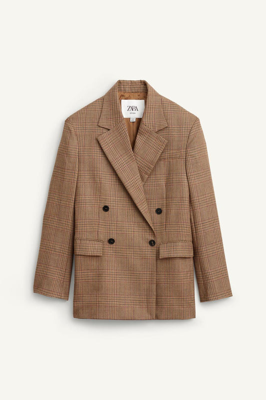 Limited Edition 100% Wool Check Blazer