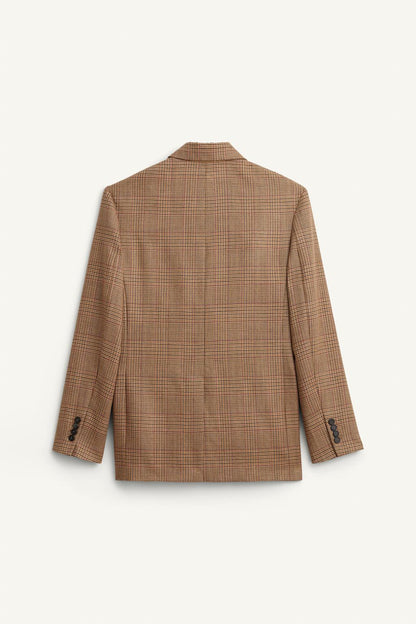 Limited Edition 100% Wool Check Blazer